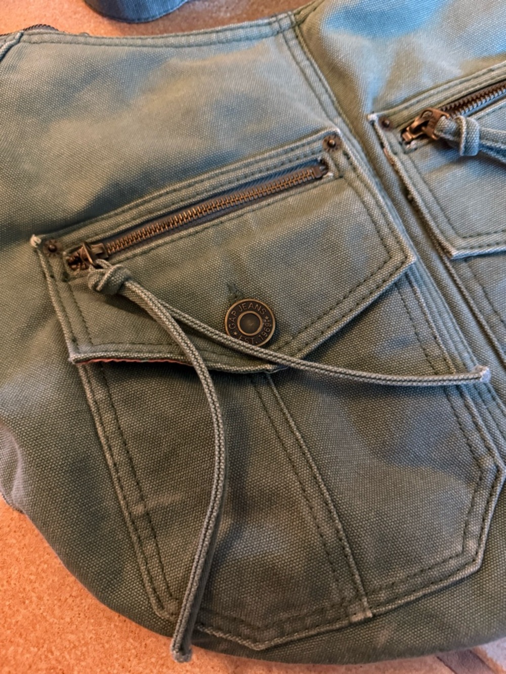 unisex cotton shoulder hobo bag from GAP - Picture 5 of 7